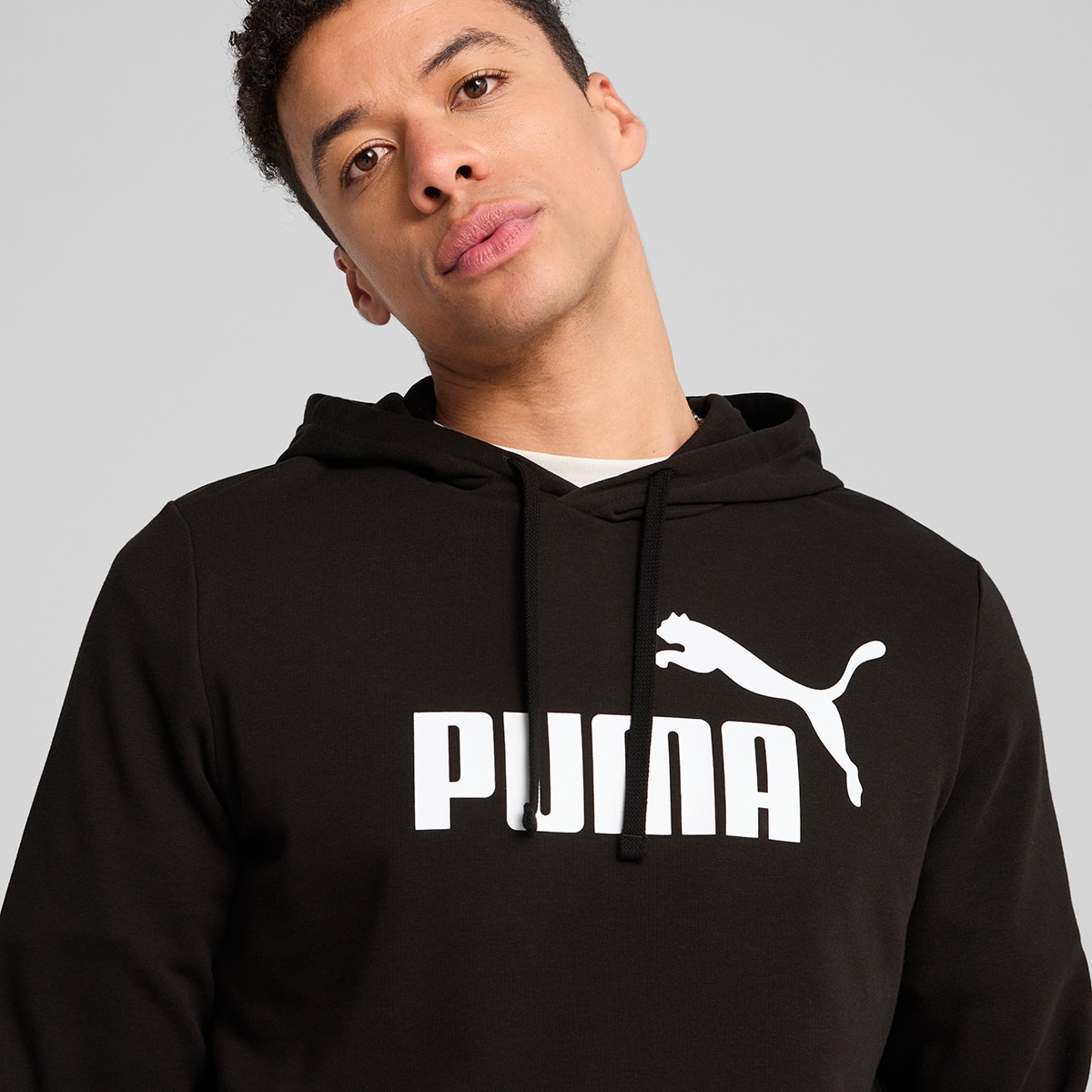 Sweatshirt de Homem ESS No. 1 Logo Hoodie TR Preto-4