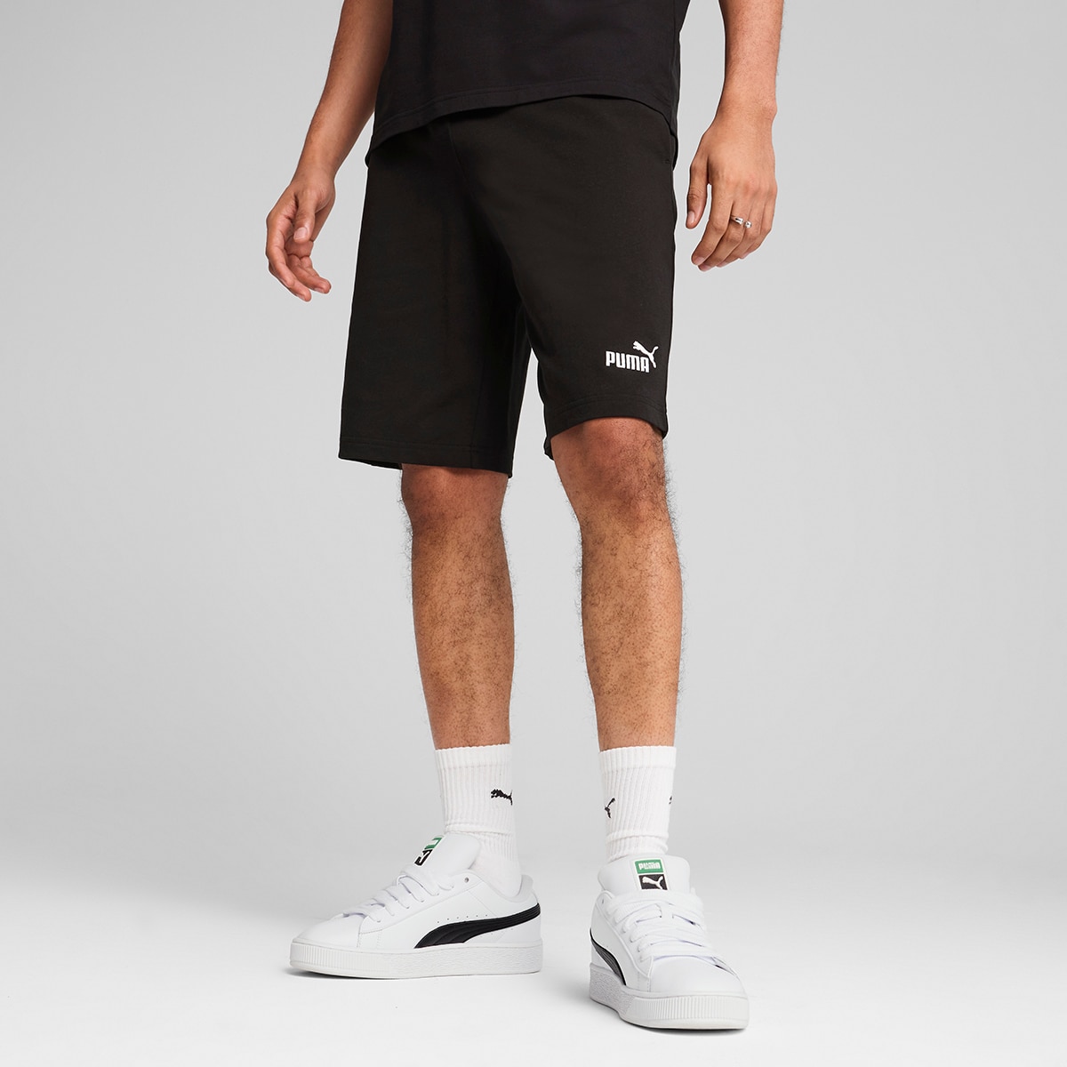 Calções de Homem ESS No. 1 Logo Jersey Shorts 10'' Preto-2