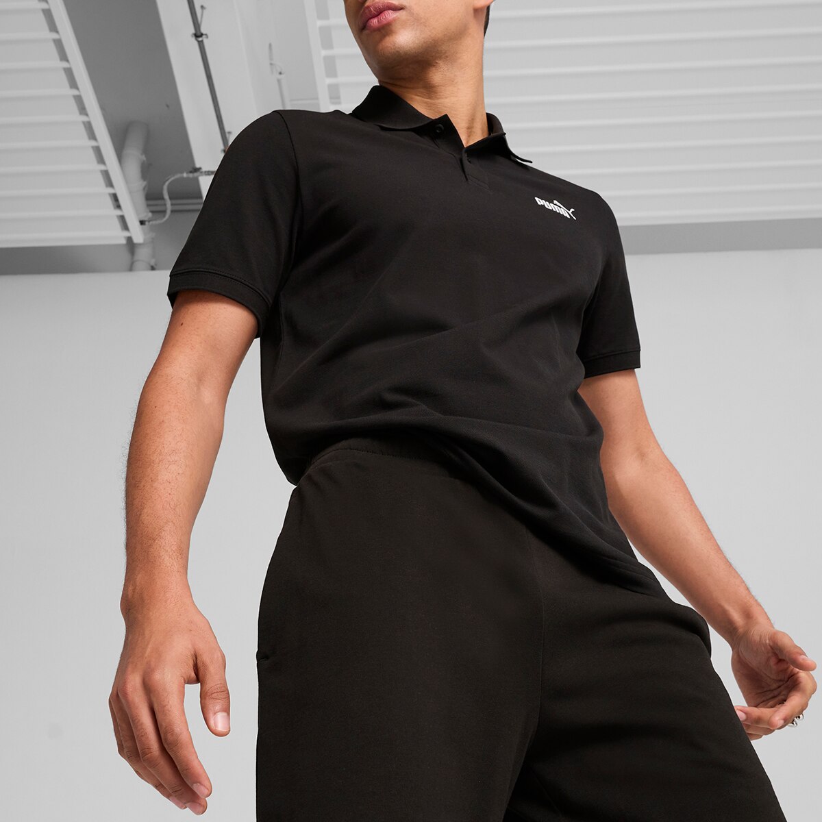 Calções de Homem ESS No. 1 Logo Jersey Shorts 10'' Preto-4