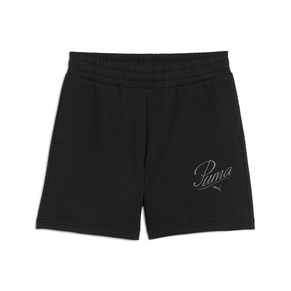 Calções de Mulher ESS Script High-Waist Shorts 5" Preto-4