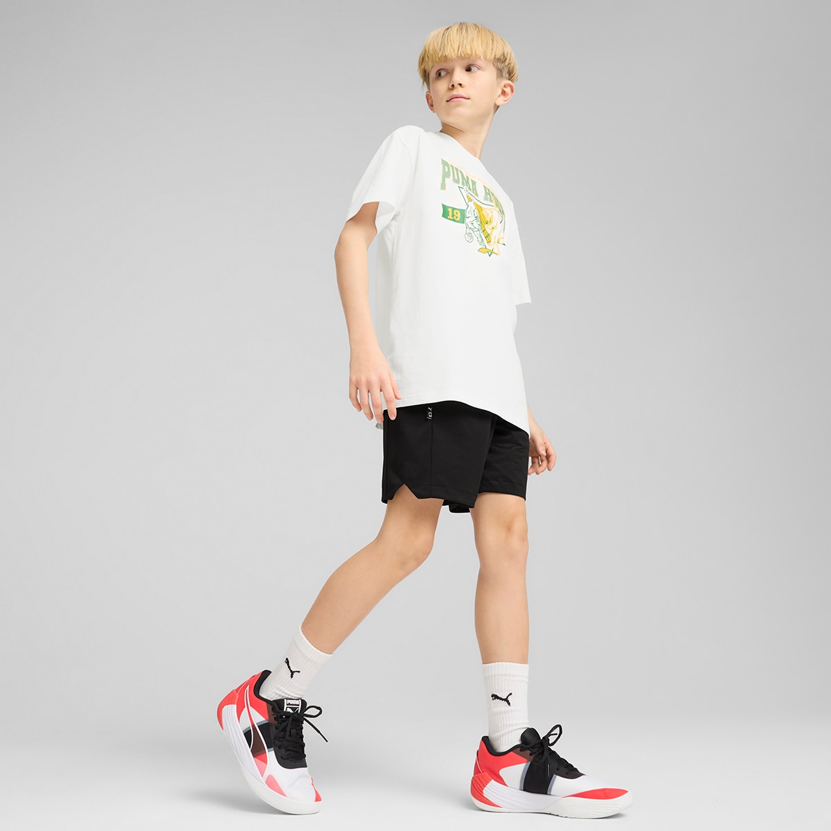 T-shirt de Criança Rival Rage Tee III B Branco-3