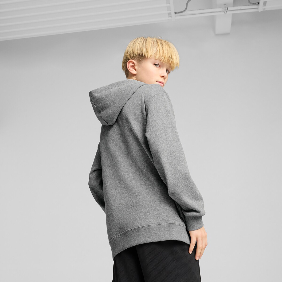 Sweatshirt de Criança Rival Rage Hoodie TR B Cinzento-2