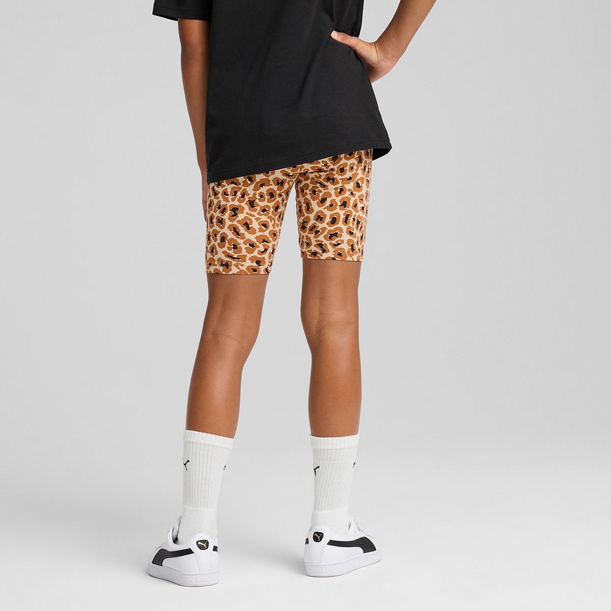 Calções de Criança ESS Animal AOP Short Leggings G Castanho-2