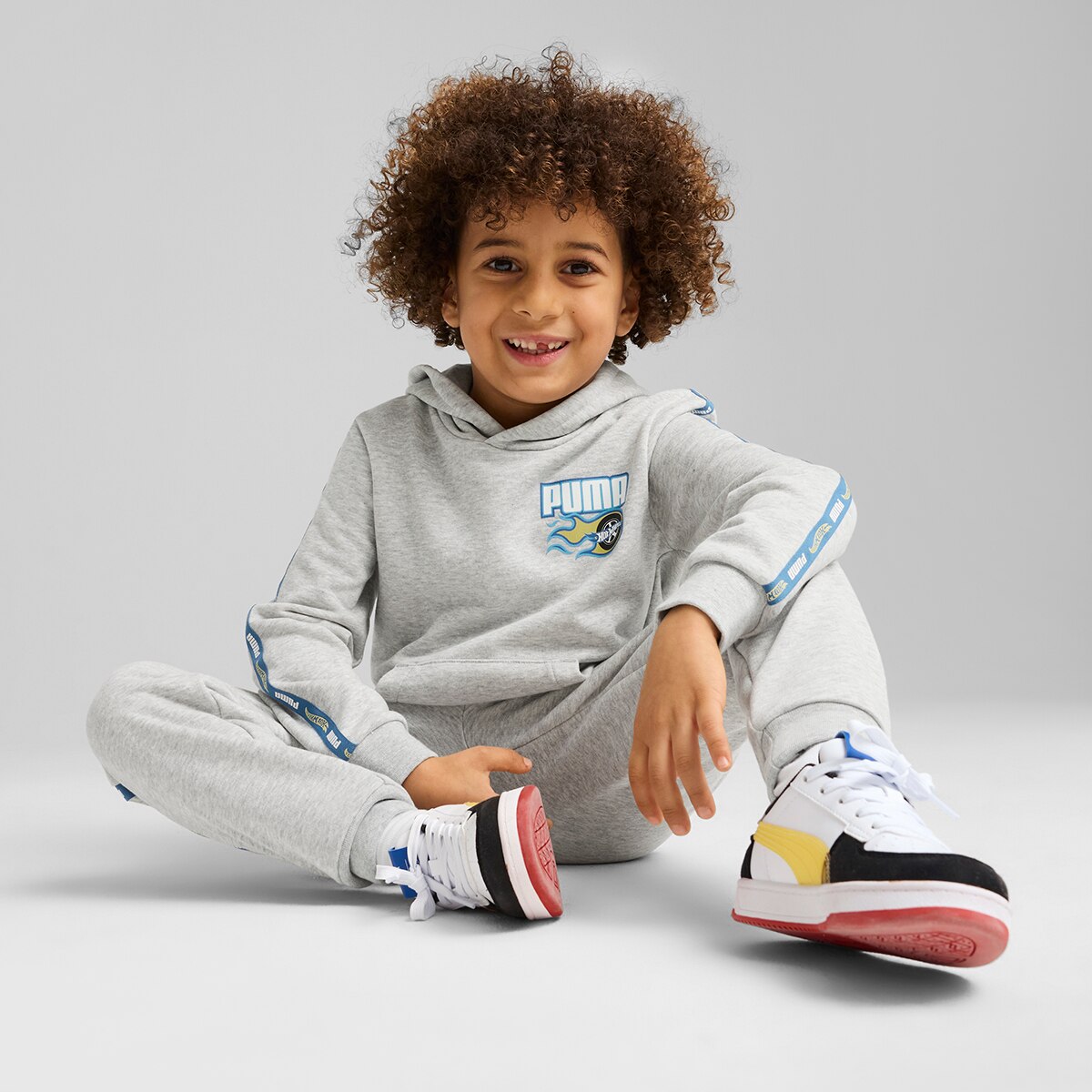 Sweatshirt de Criança X Hot Wheels Graphic Hoodie TR Cinzento-3