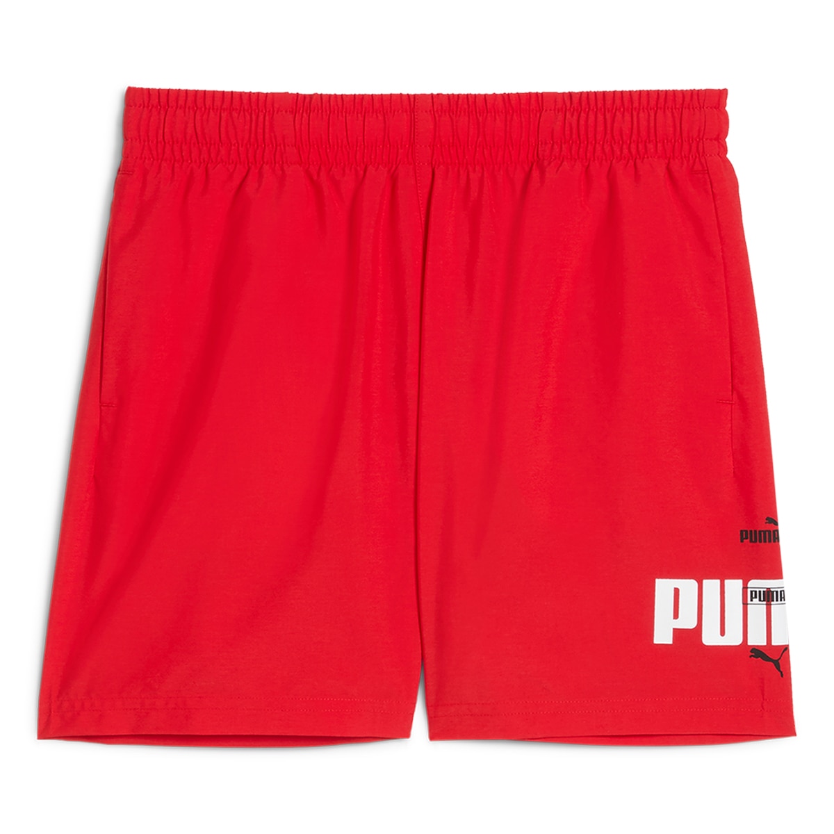 Calções de Criança ESS Logo LAB Summer Woven Shorts B Vermelho-4
