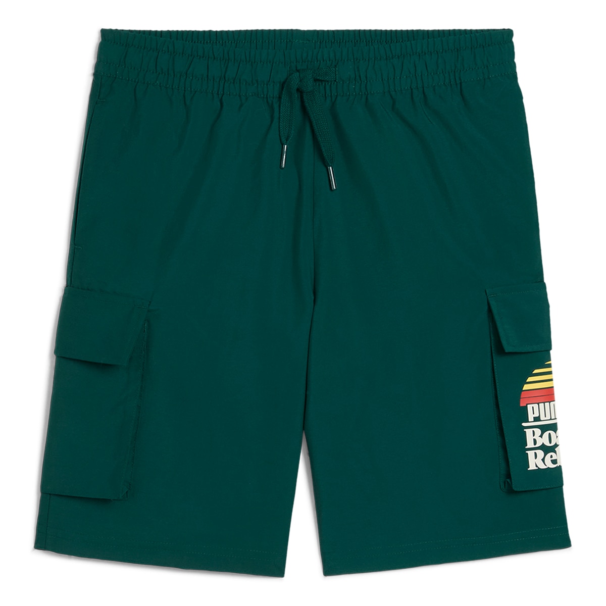 Calções de Criança MID90S Cargo Chino Shorts B Verde-3