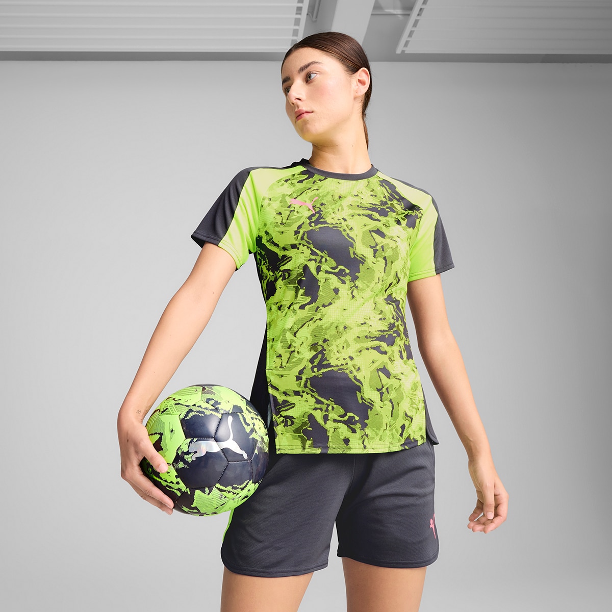 T-shirt de Mulher individualBLAZE Jersey Preto-1