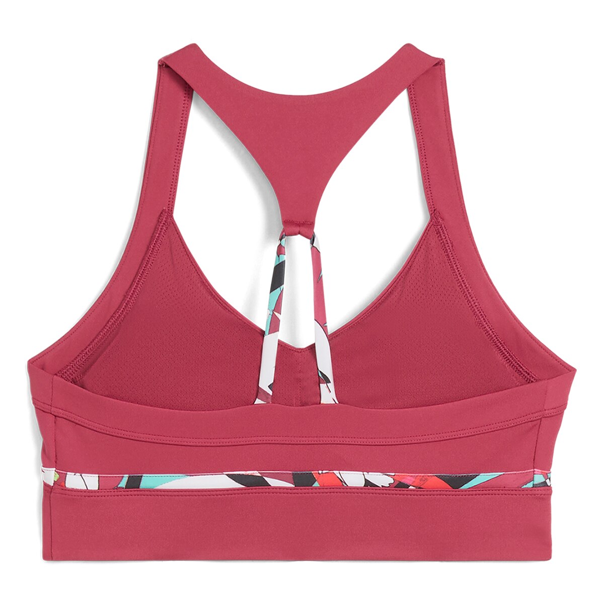 Soutien Desportivo de Mulher 4Keeps Tropical AOP Longline Bra Vermelho-2