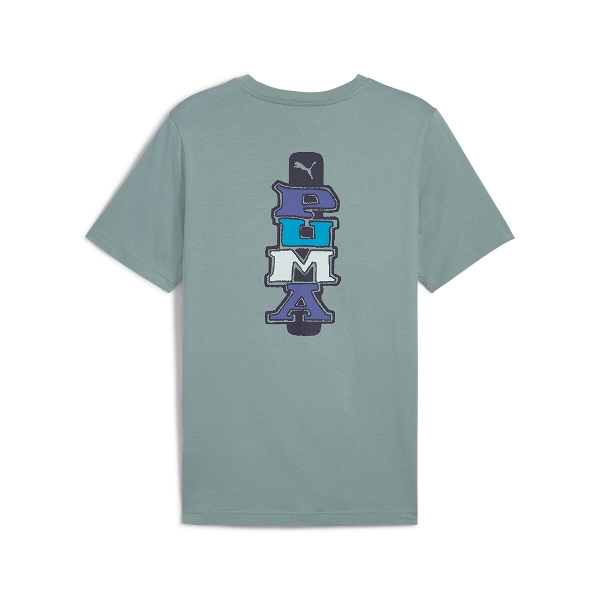 T-shirt de Homem Graphics Back Tee Verde-2
