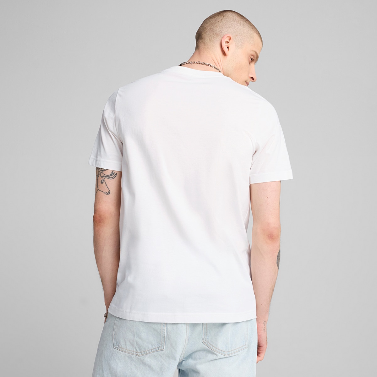 T-shirt de Homem Graphics Icon Tee Branco-2