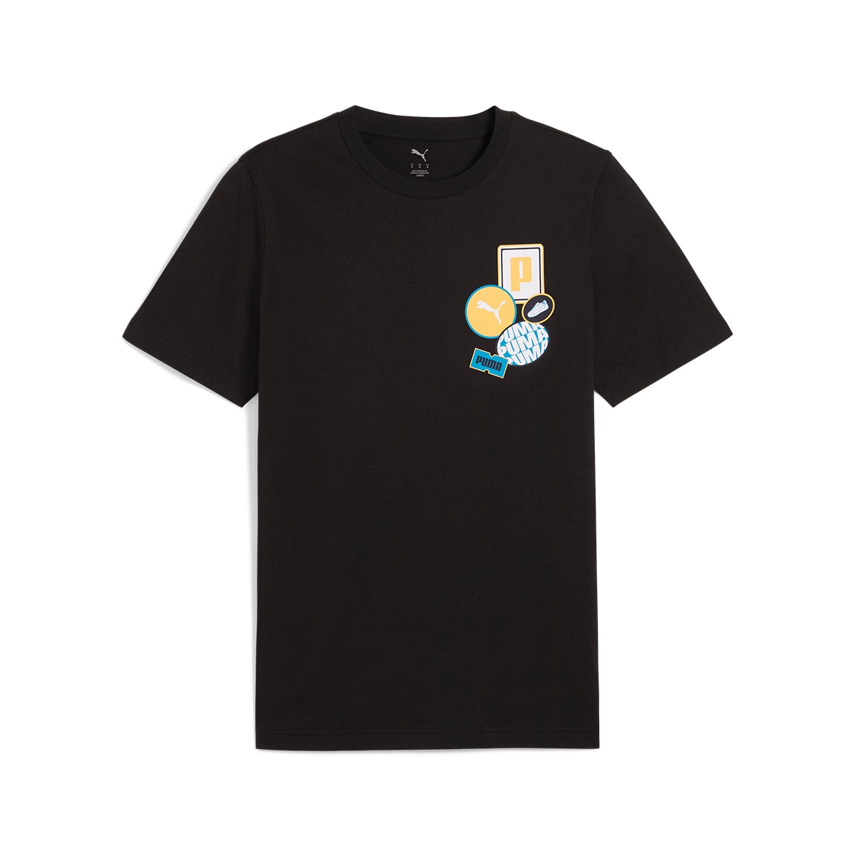 T-shirt de Homem Graphics Icon Tee Preto-4