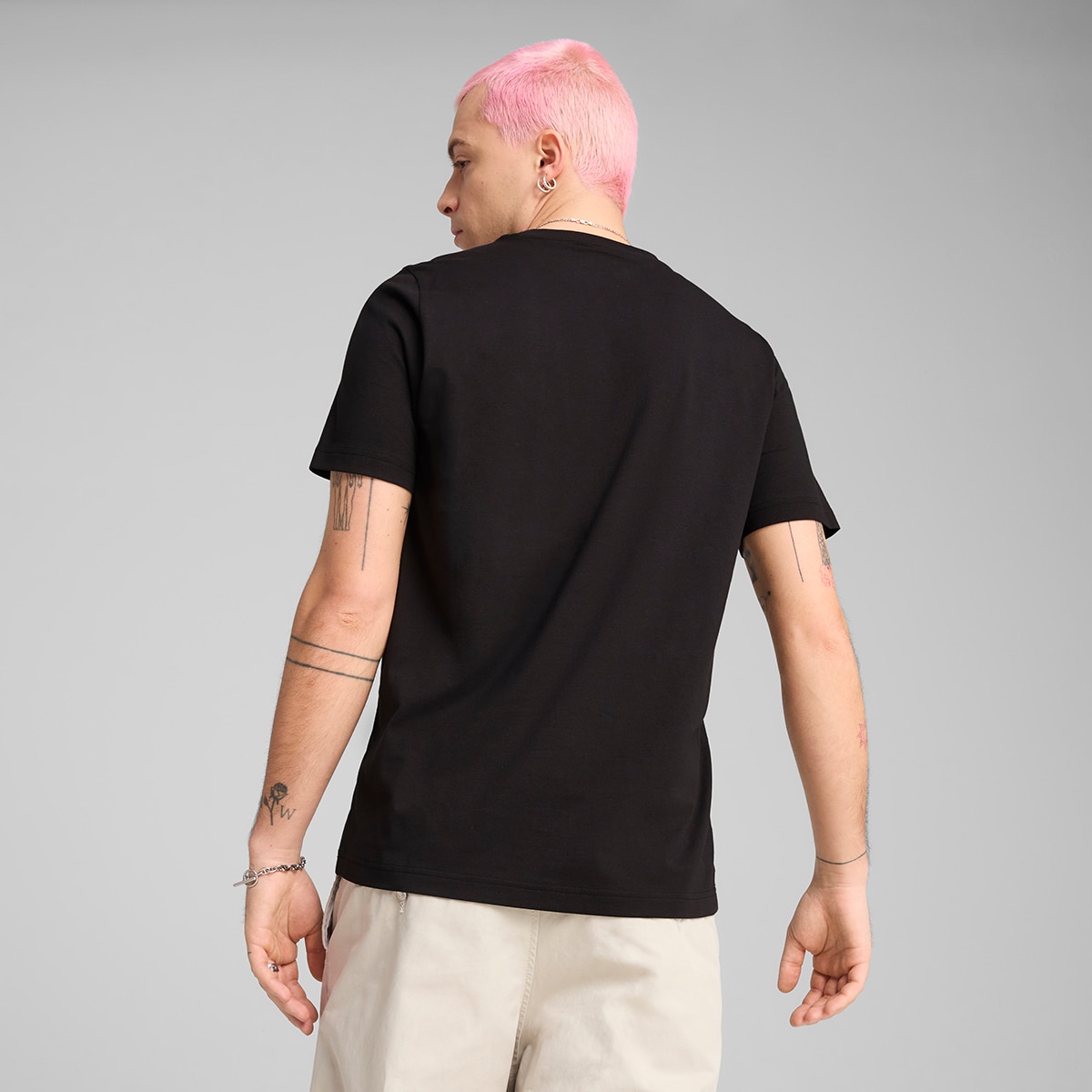 T-shirt de Homem Graphics Box Tee Preto-2