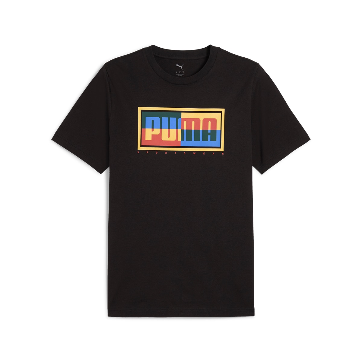 T-shirt de Homem Graphics Box Tee Preto-4