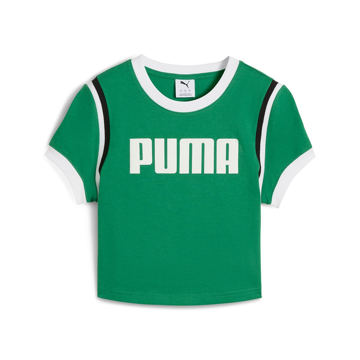 T-shirt de Mulher Future.Archive Graphic Baby Tee Verde-4