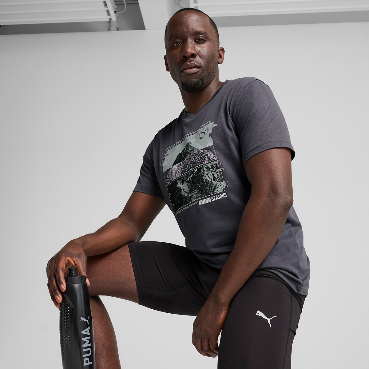 T-shirt de Homem Graphics Seasons Unisex Tee Preto-1