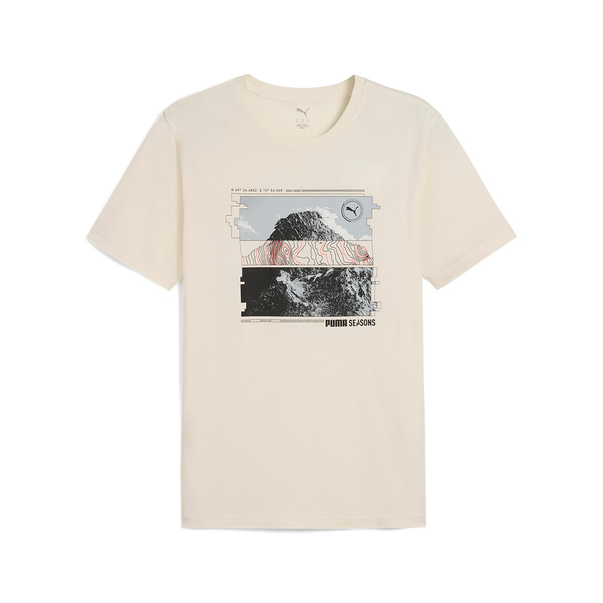 T-shirt de Homem Graphics Seasons Unisex Tee Branco-4