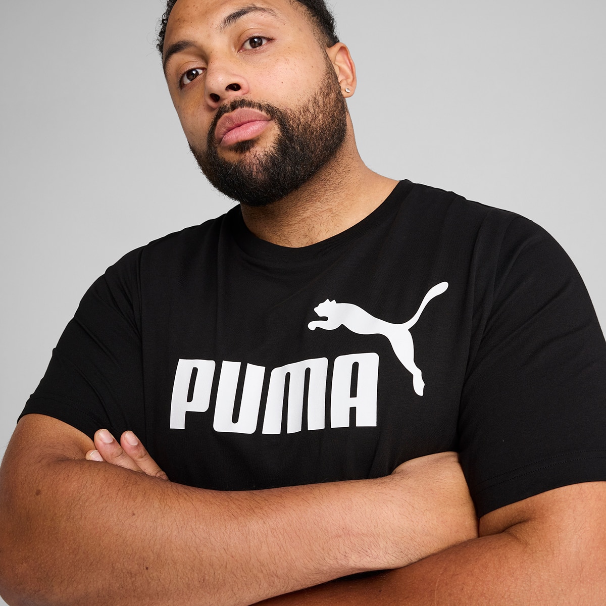 T-shirt de Homem ESS No. 1 Logo Tee Preto-4
