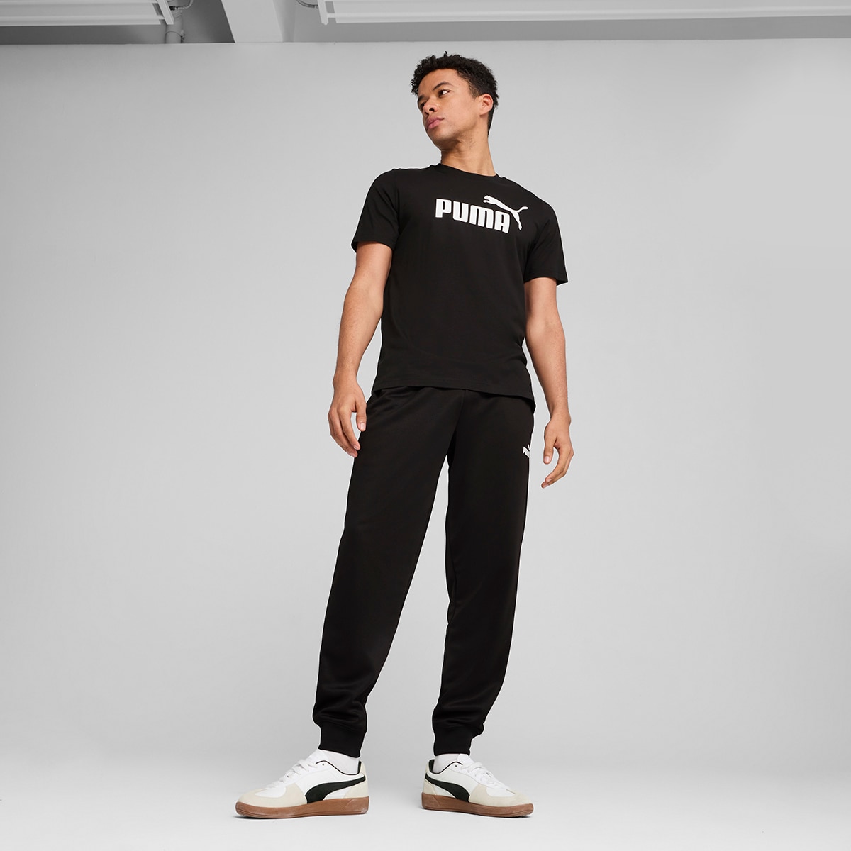 T-shirt de Homem ESS No. 1 Logo Tee Preto-5