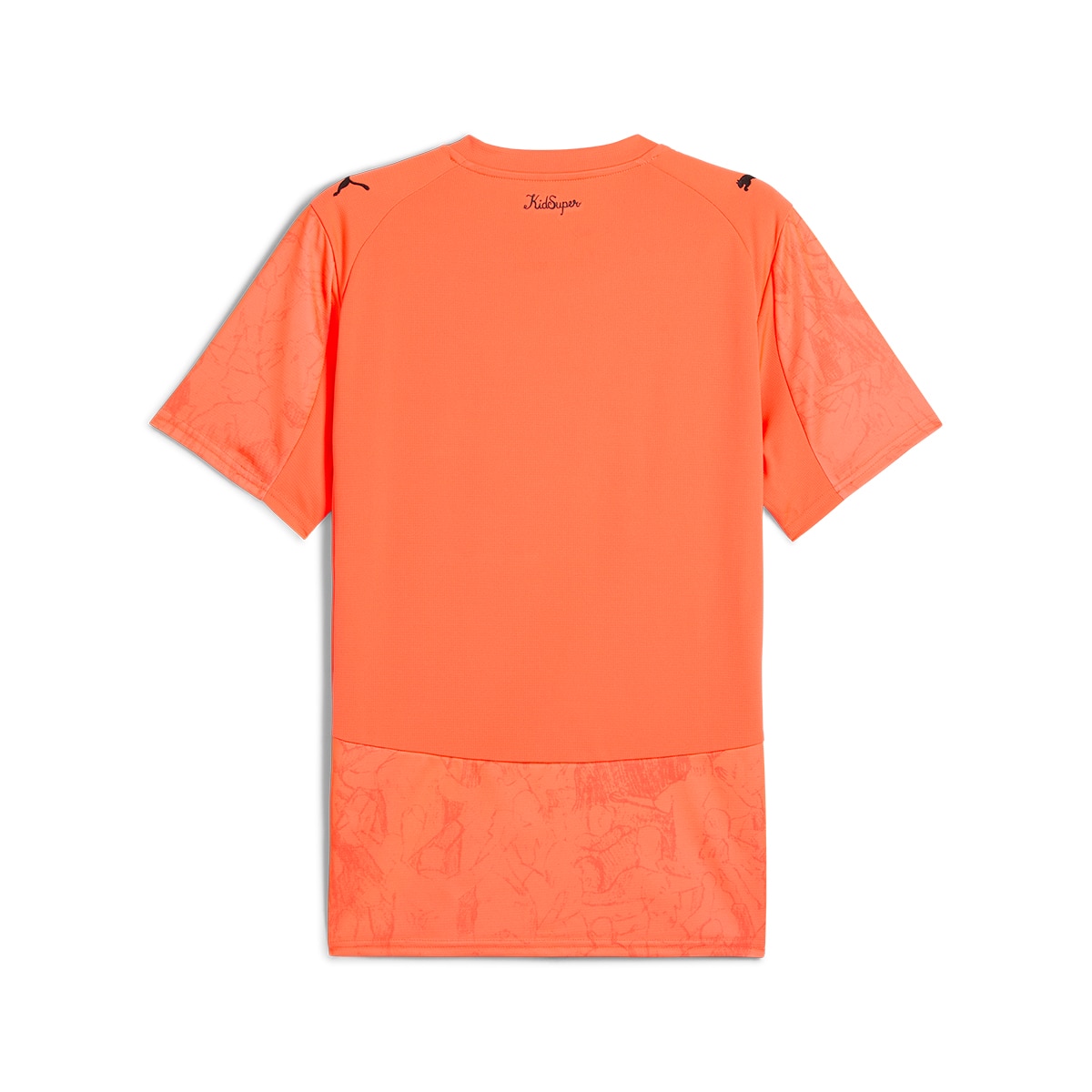 T-shirt de Futebol de Homem Kidsuper MCFC Jersey Réplica Laranja-7