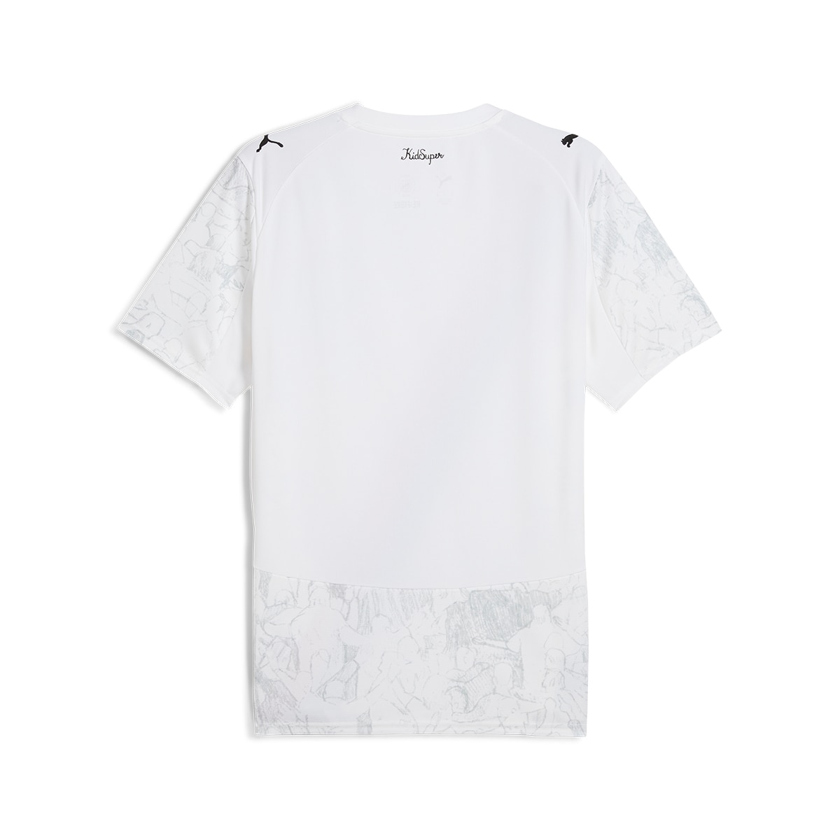 T-shirt de Futebol de Homem Kidsuper MCFC Jersey Réplica Branco-7