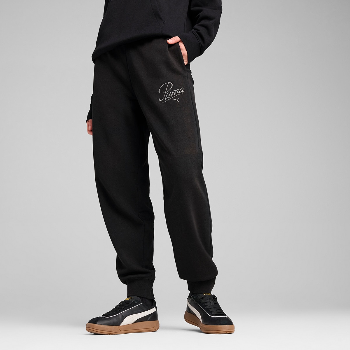 Calças de Mulher ESS Script Comfort Sweatpants TR cl Preto-1
