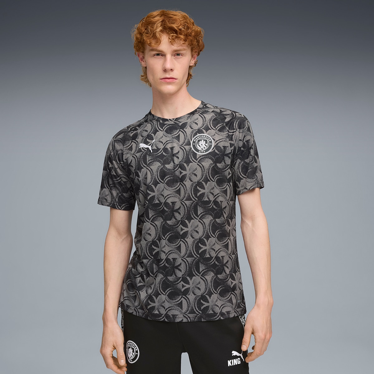 Imagem 0 de T-shirt de Futebol de Homem MCFC Warm Up Jersey