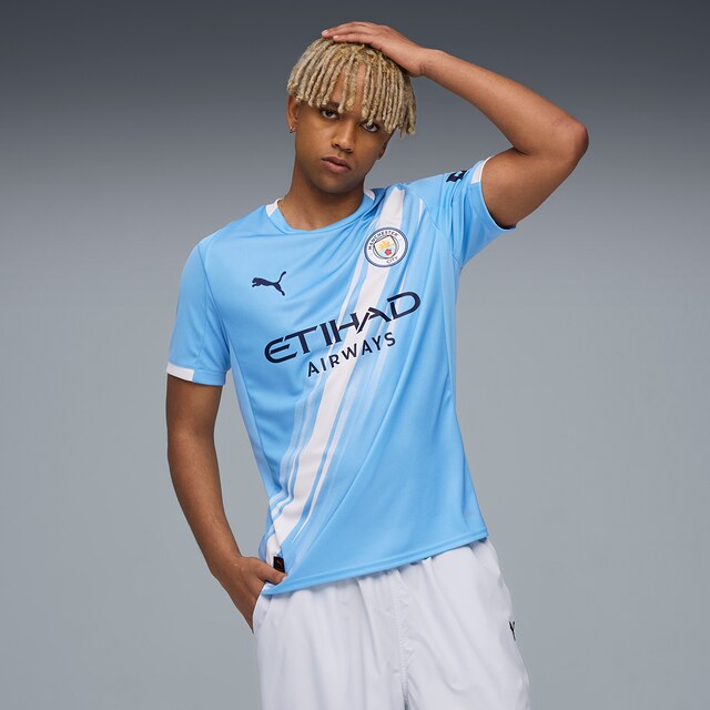 Camiseta de fútbol de Hombre MCFC Home Jersey Replica Puma