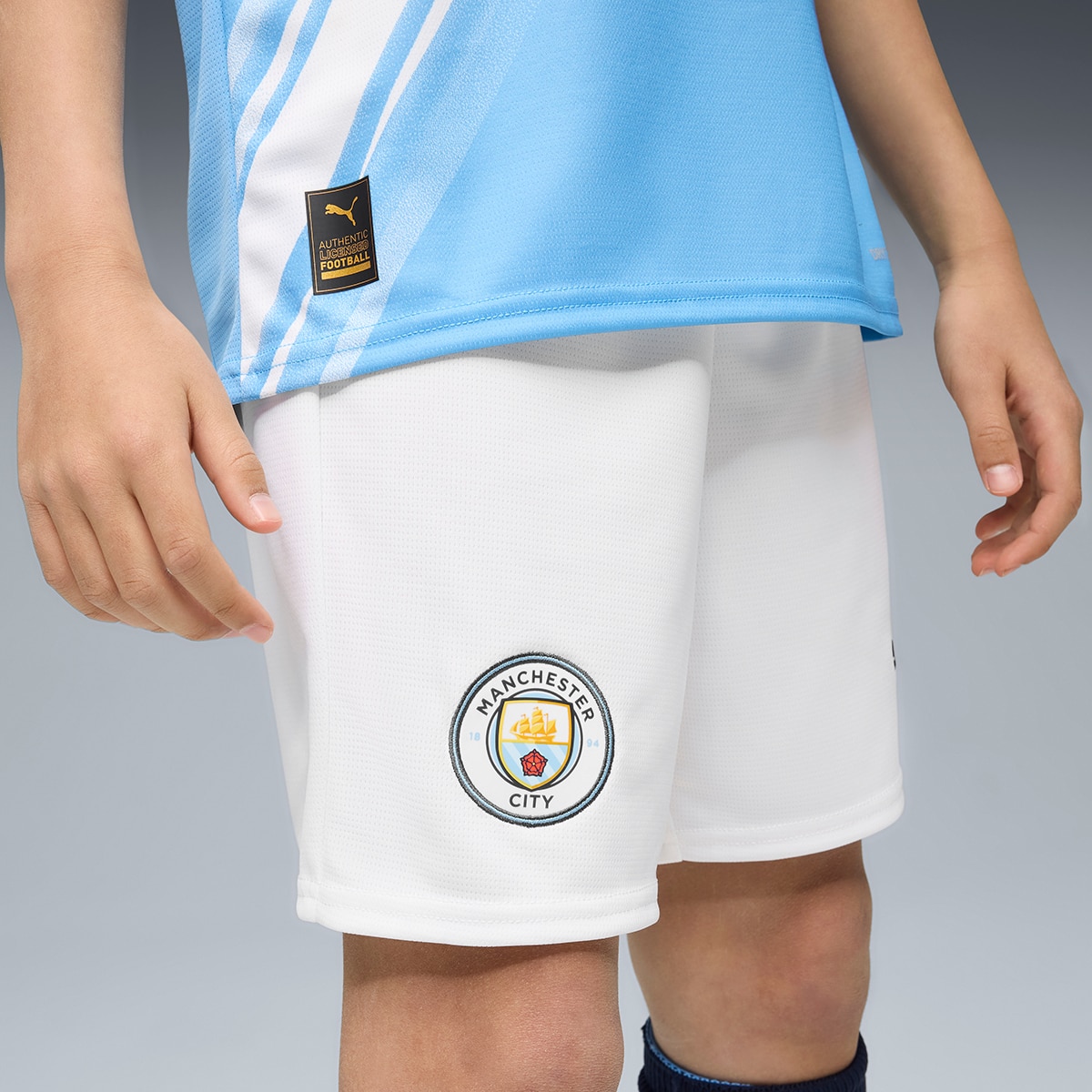 Calções de Homem MCFC Shorts Replica Jr Branco-3