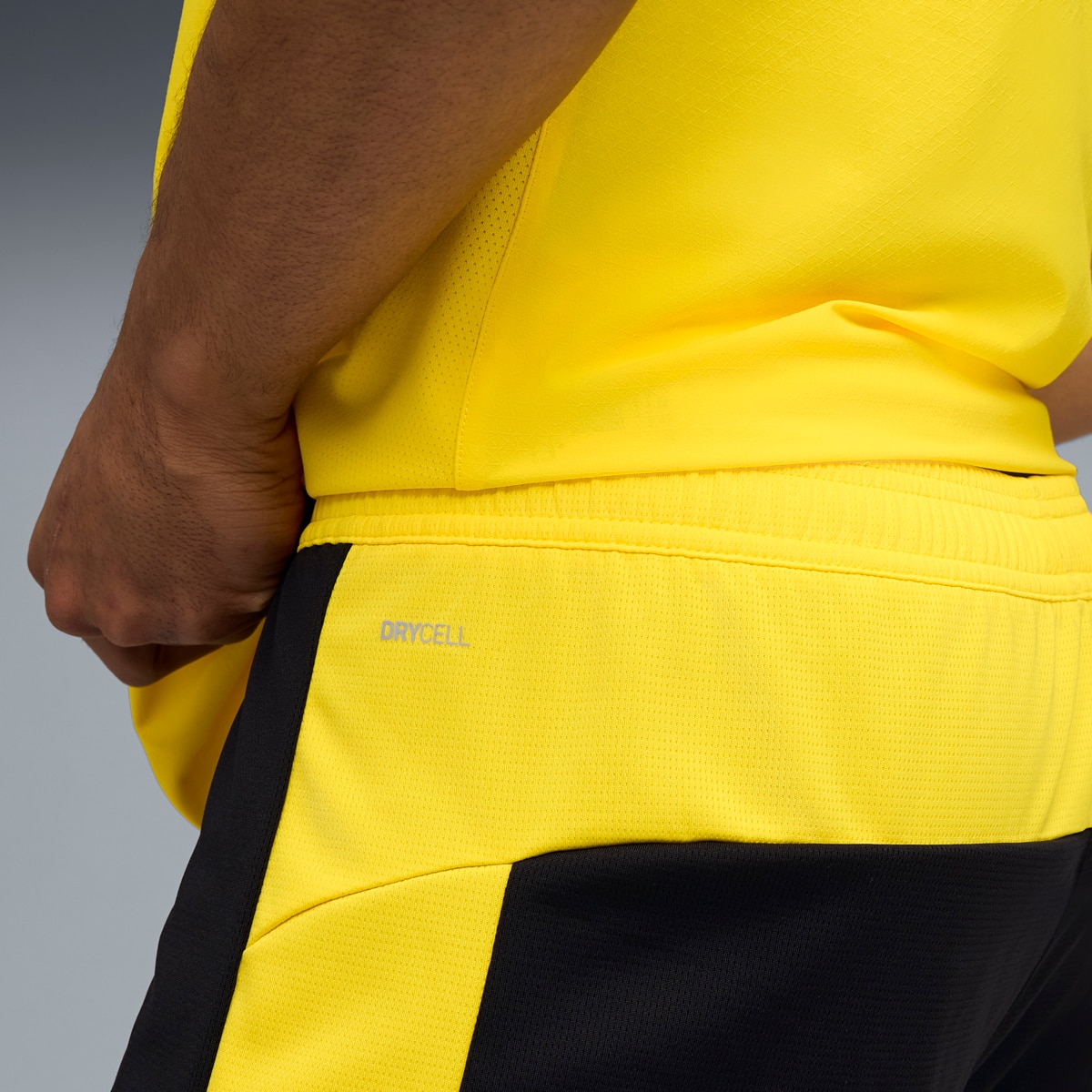 Calções de Homem BVB Shorts Replica w/ Blocking Preto-5