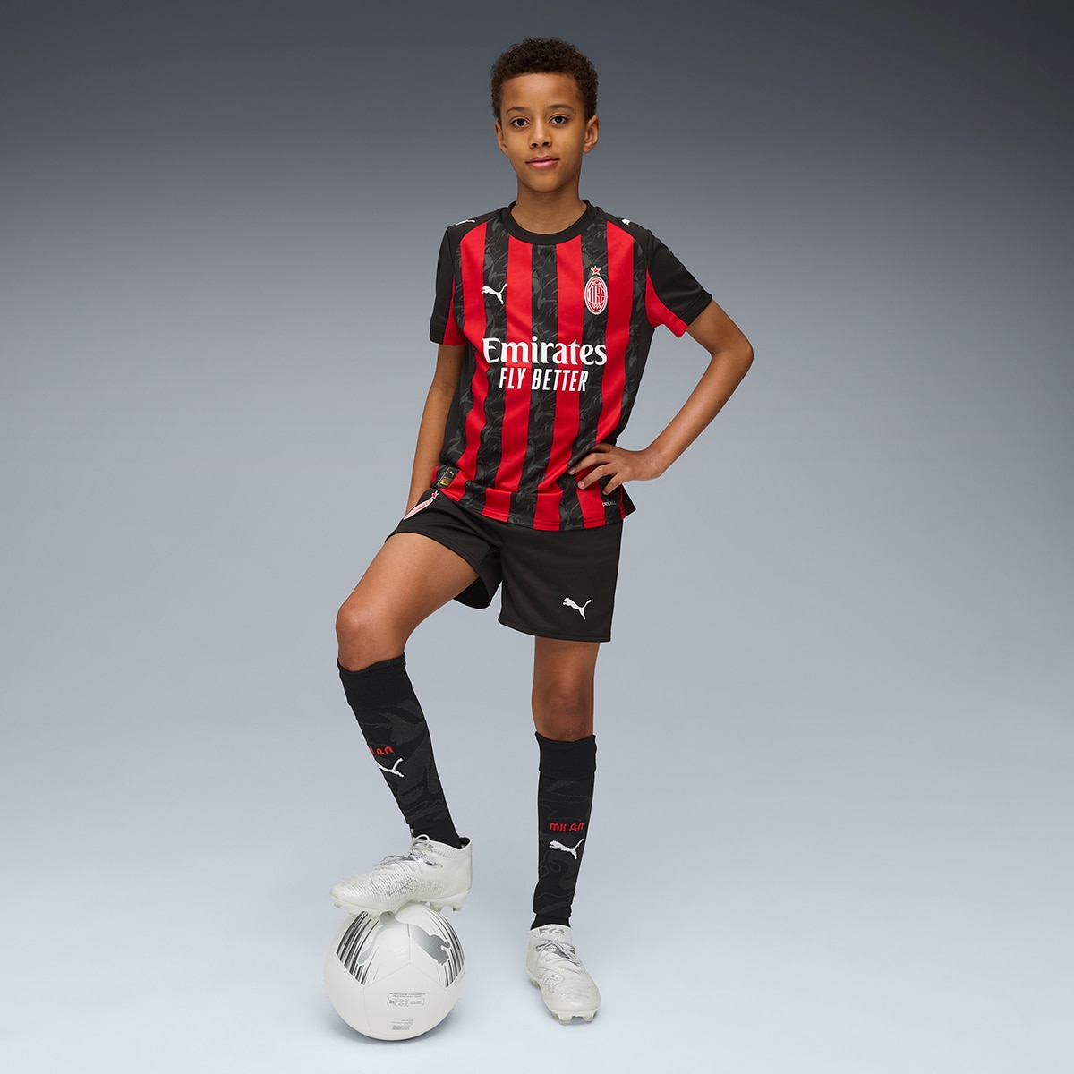 Calções de Homem ACM Shorts Réplica Jr Preto-4