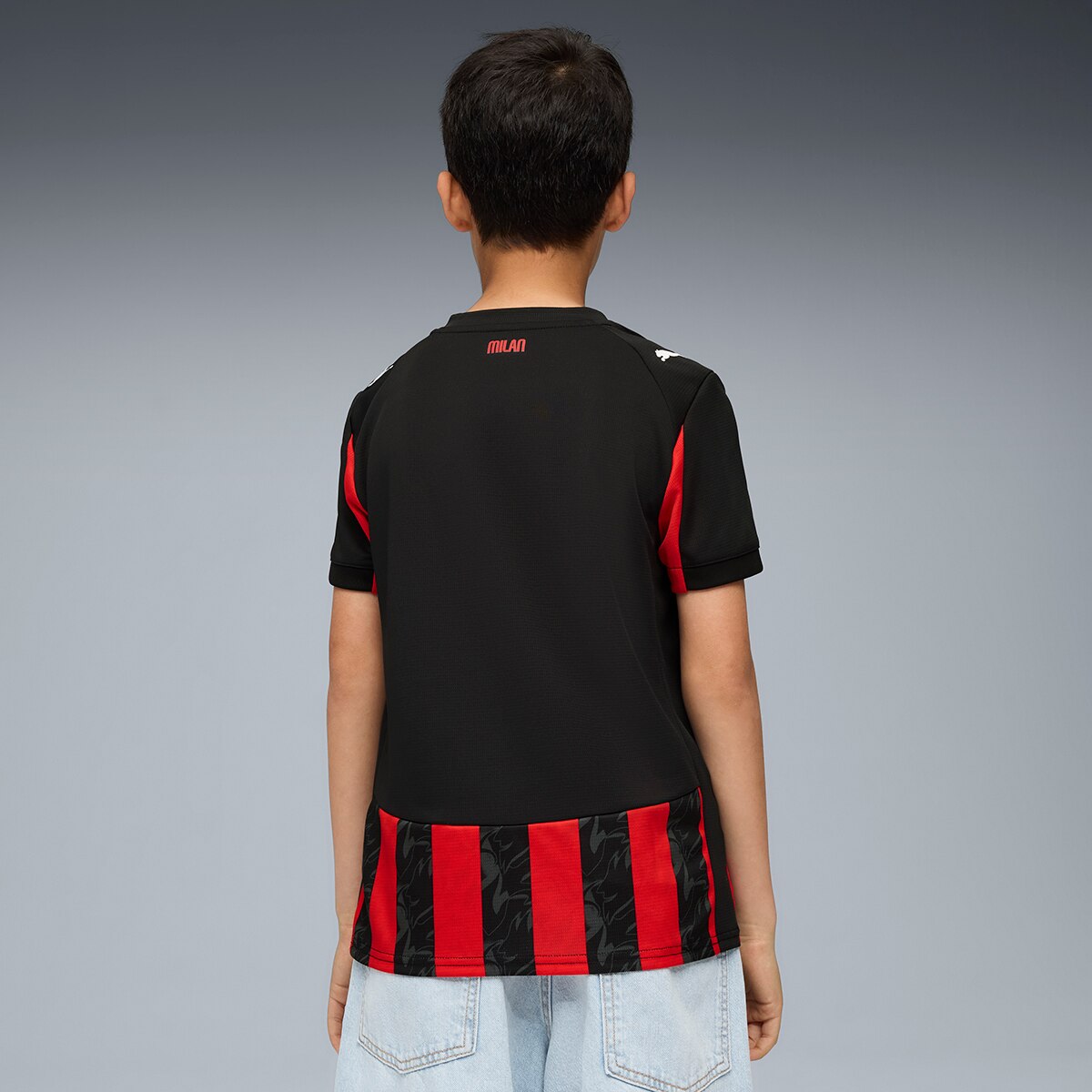 T-shirt de Futebol de Homem ACM Home Jersey Réplica Jr Vermelho-2