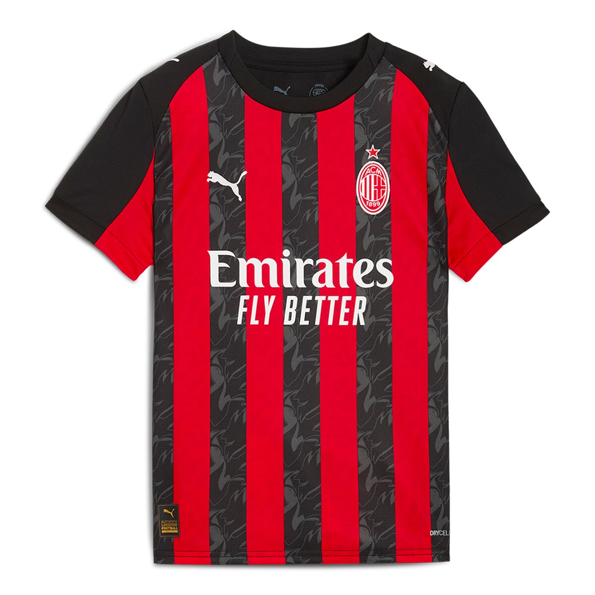 T-shirt de Futebol de Homem ACM Home Jersey Réplica Jr Vermelho-5