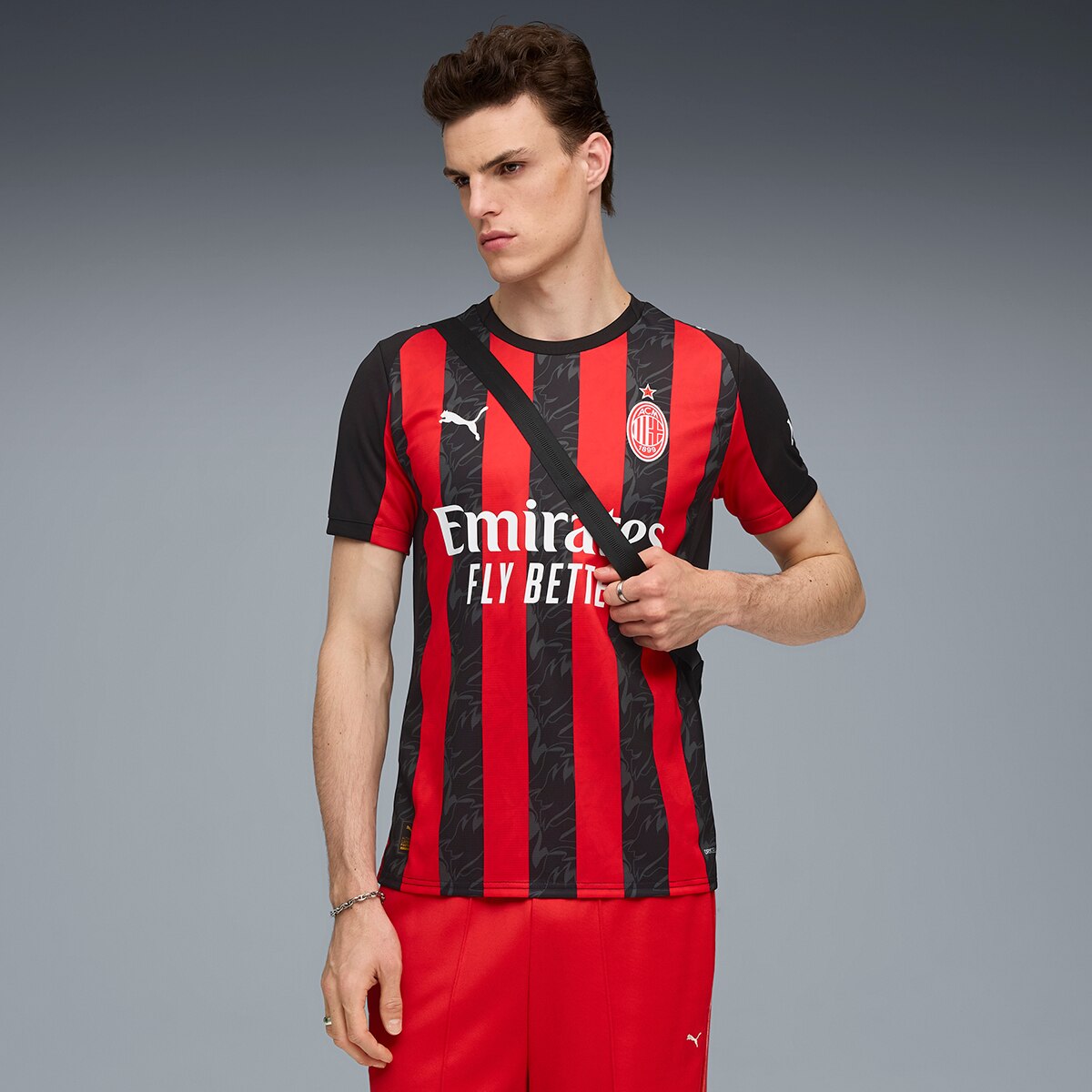 Imagem 0 de T-shirt de Futebol de Homem ACM Home Jersey Réplica