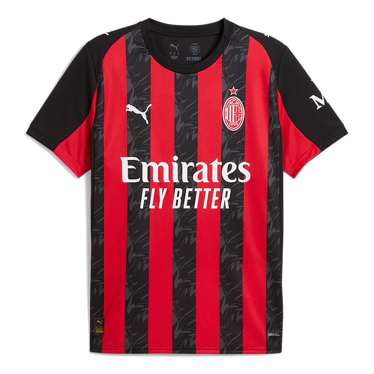 T-shirt de Futebol de Homem ACM Home Jersey Réplica Vermelho-6