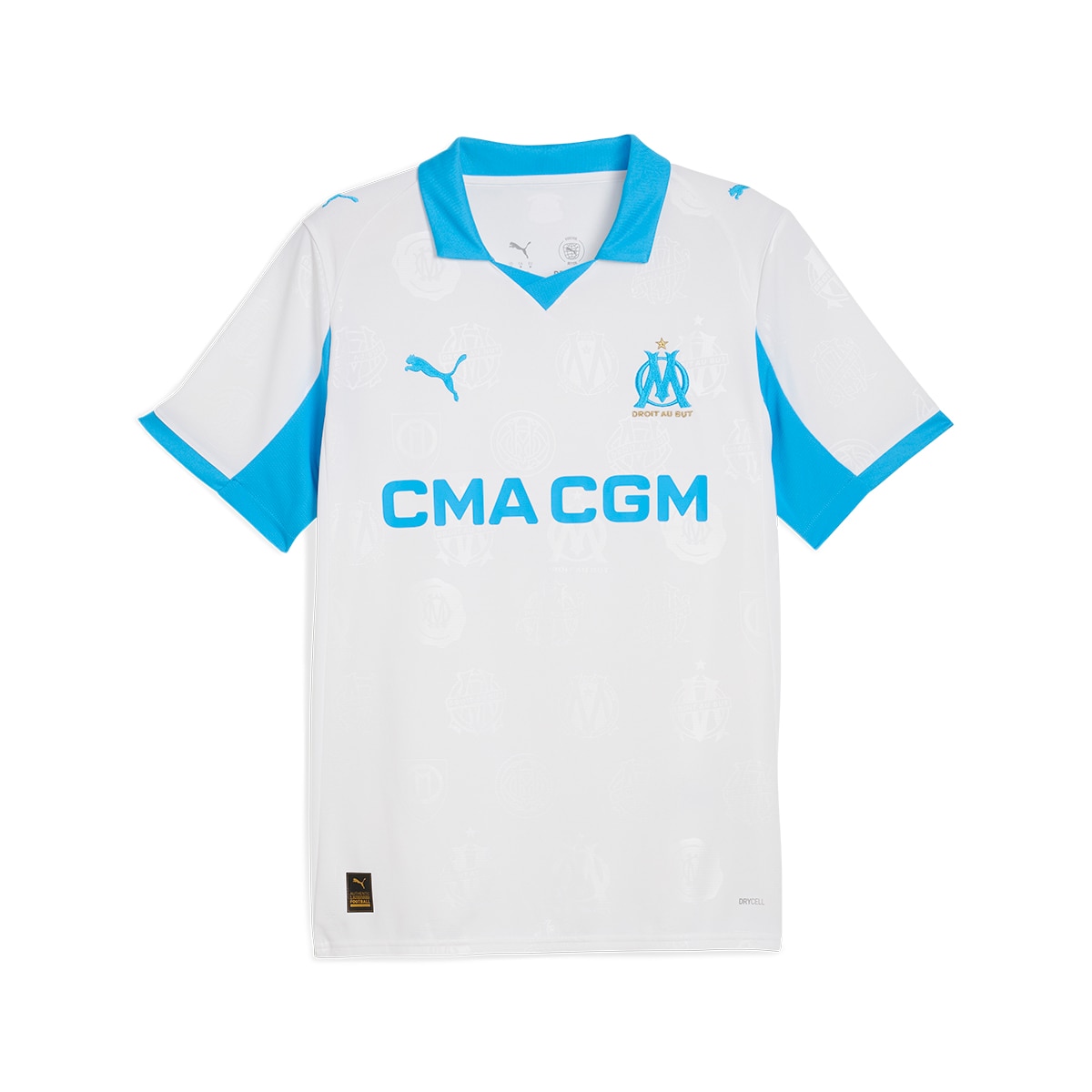 T-shirt de Futebol de Homem OM Home Jersey Réplica Branco-6