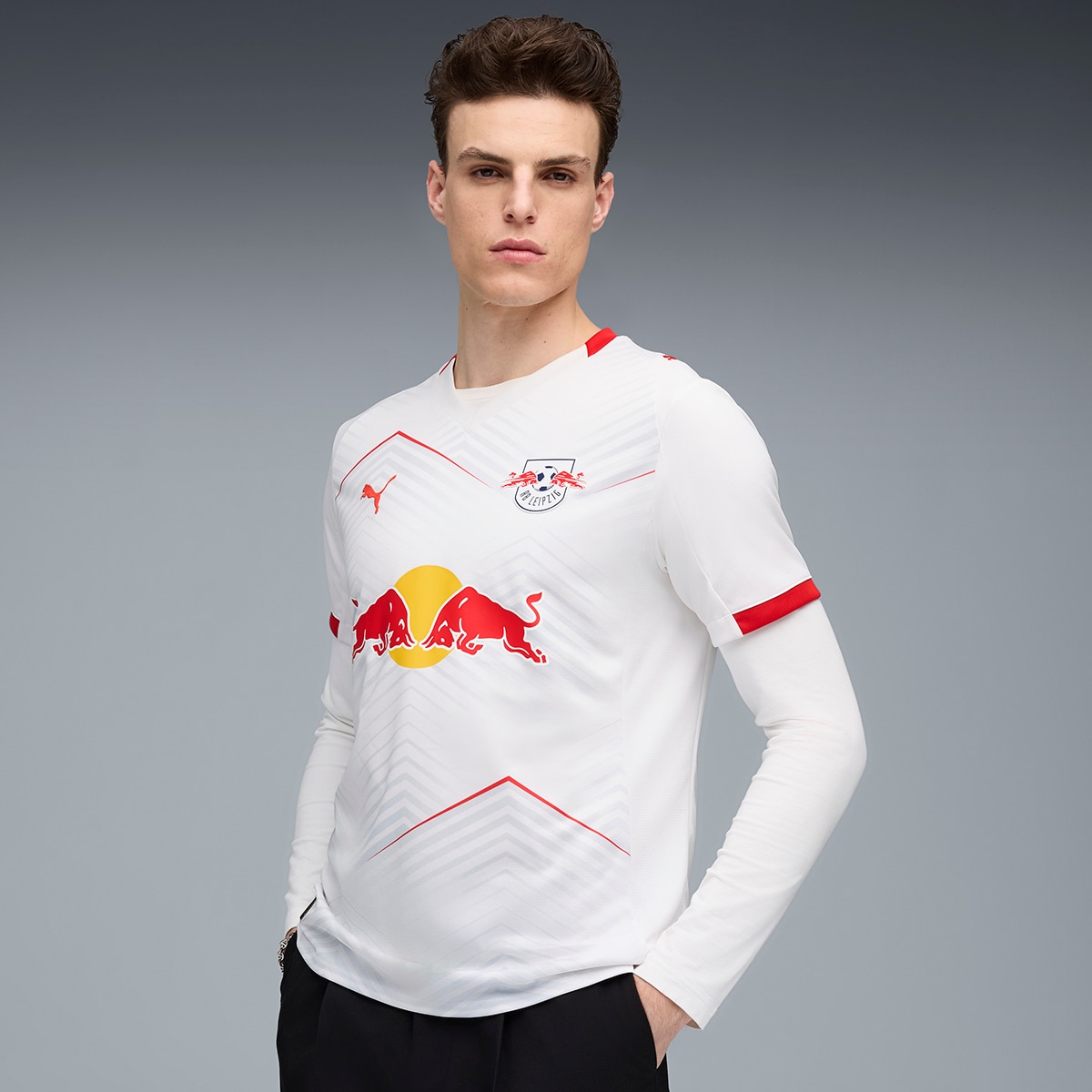 T-shirt de Futebol de Homem RBL Home Jersey Réplica Branco-1