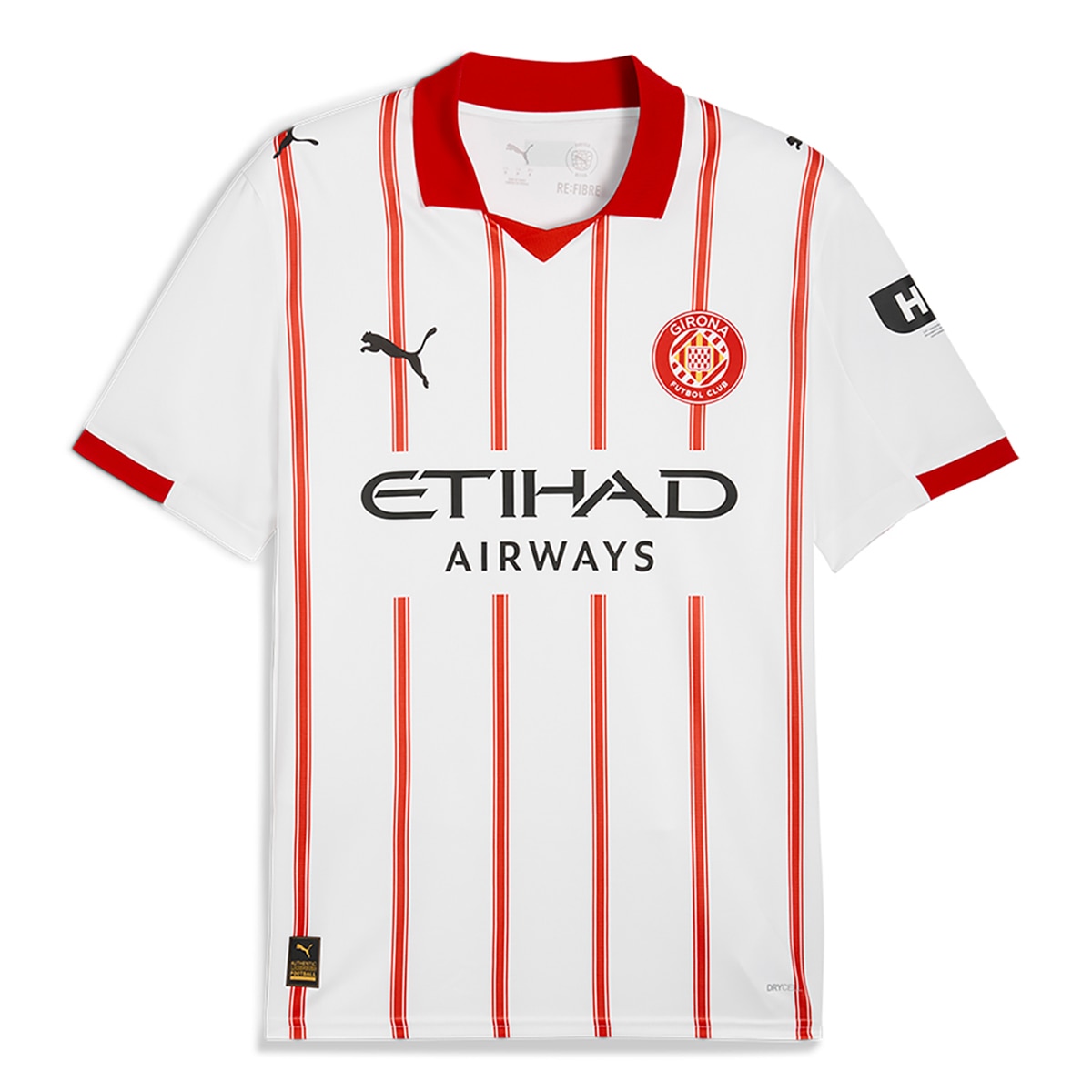 T-shirt de Futebol de Homem GFC Home Jersey Replica Jr (S) Branco-1