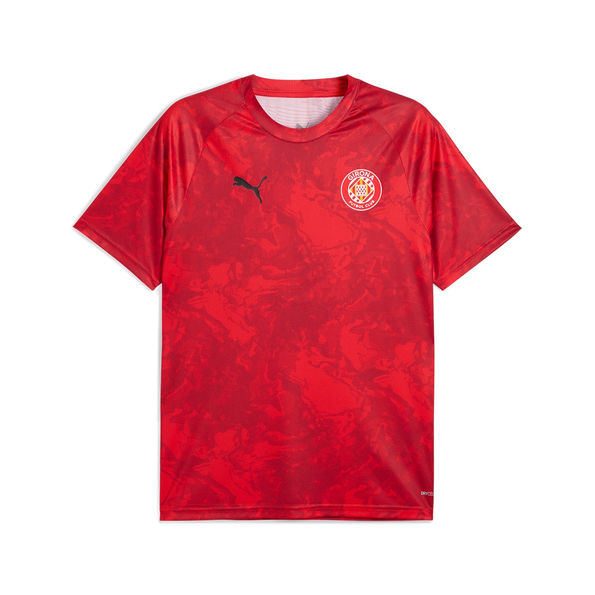 T-shirt de Futebol de Homem GFC Warm Up Jersey Vermelho-4