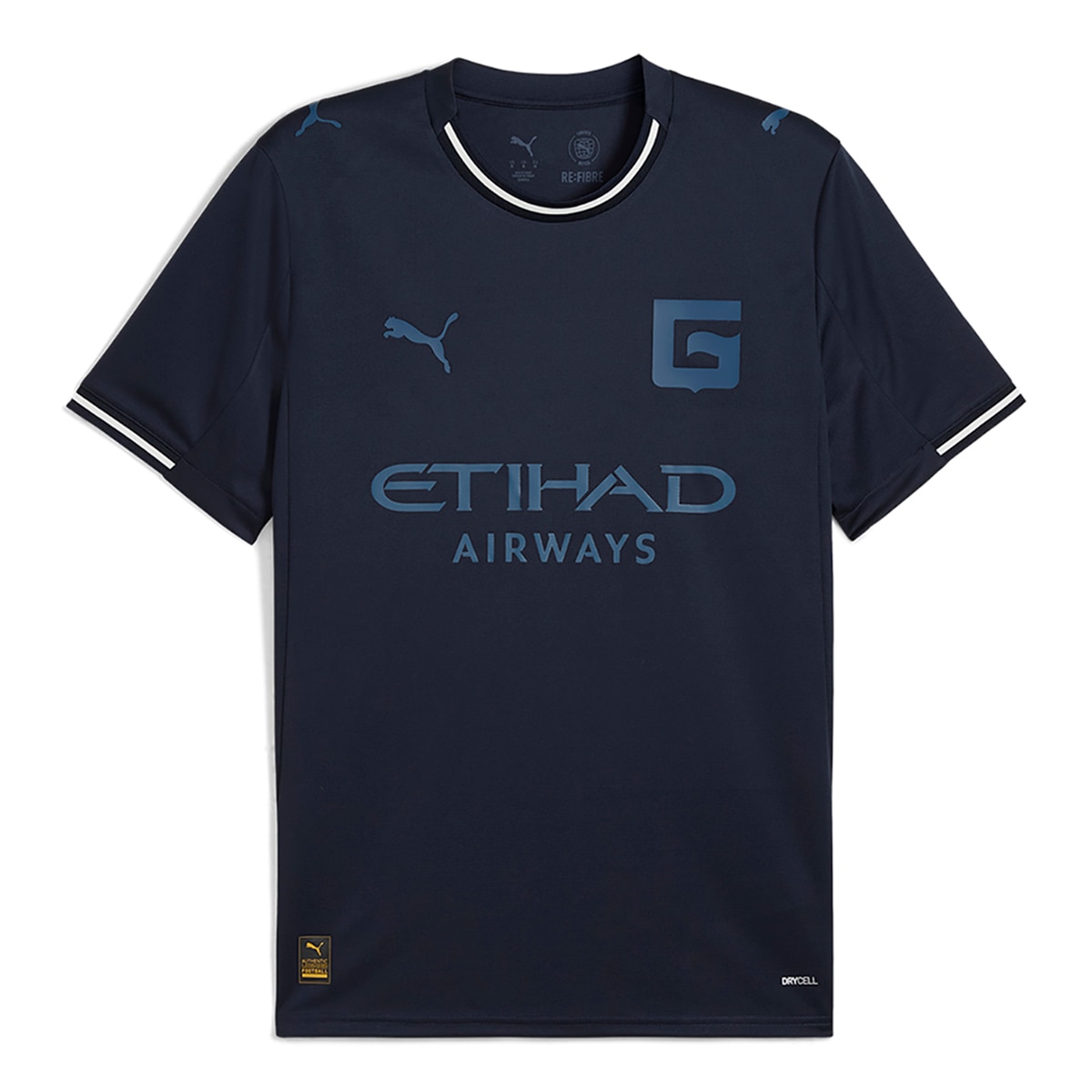 T-shirt de Futebol de Homem GFC 3rd Jersey Replica Jr (S) Azul-1