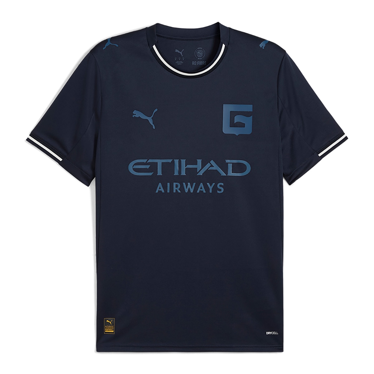 T-shirt de Futebol de Homem GFC 3rd Jersey Replica (S) Azul-1