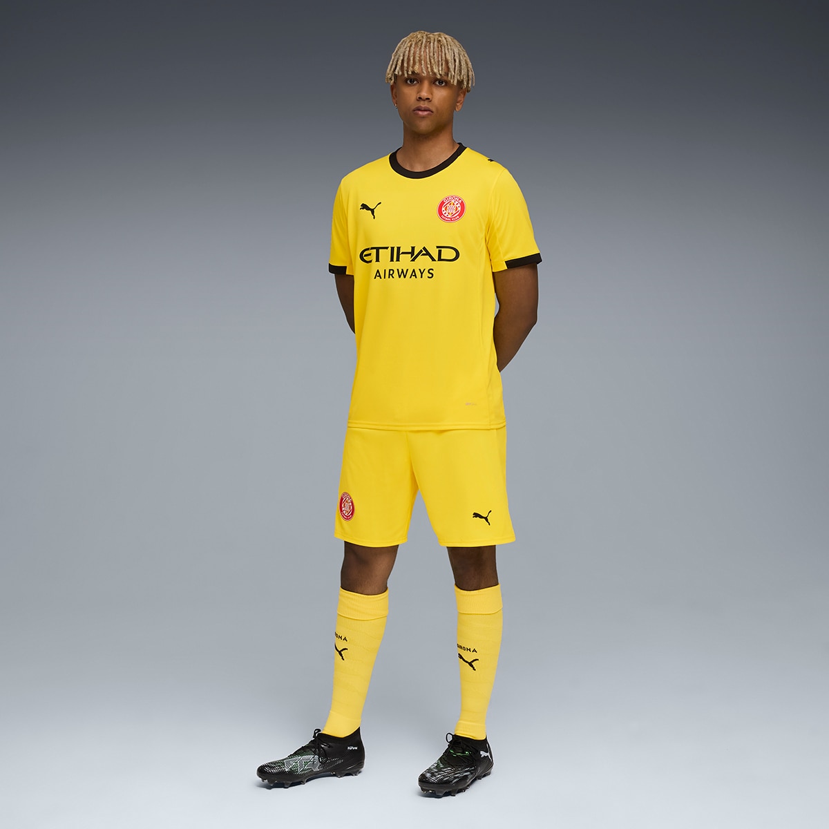 Calções de Homem GFC Shorts Replica Amarelo-3