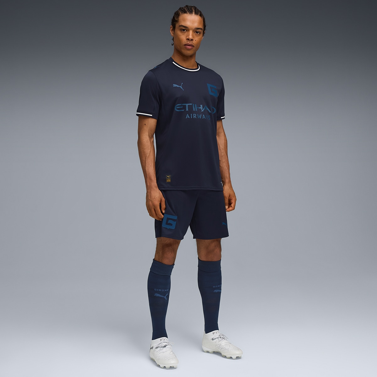 Calções de Homem GFC Shorts Replica Azul-5