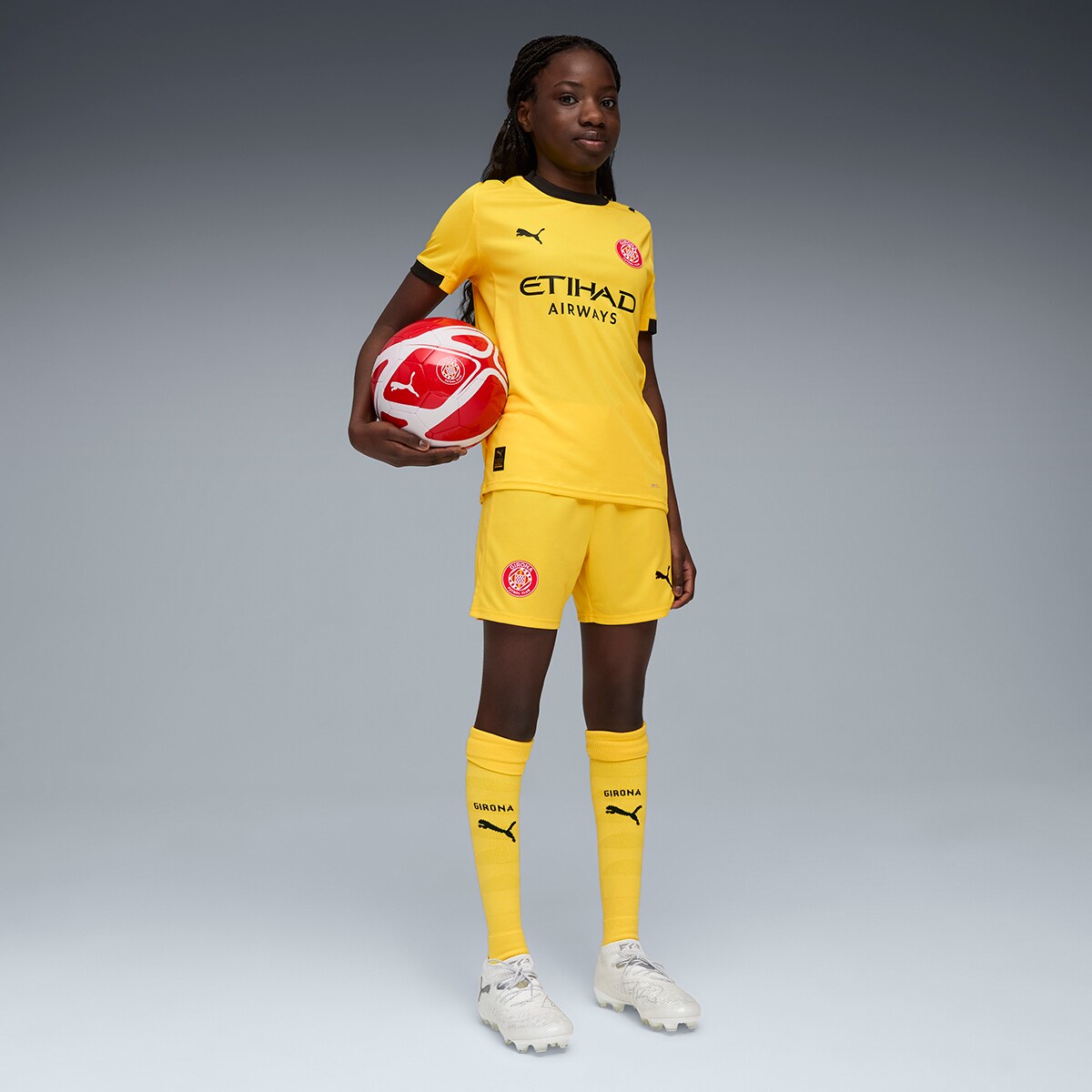 Calções de Homem GFC Shorts Replica Jr Amarelo-2