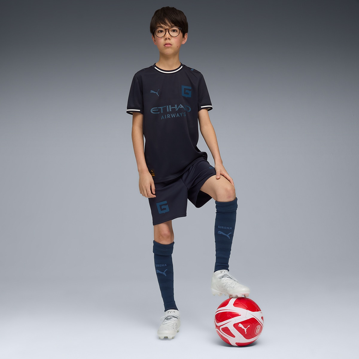 Calções de Homem GFC Shorts Replica Jr Azul-5
