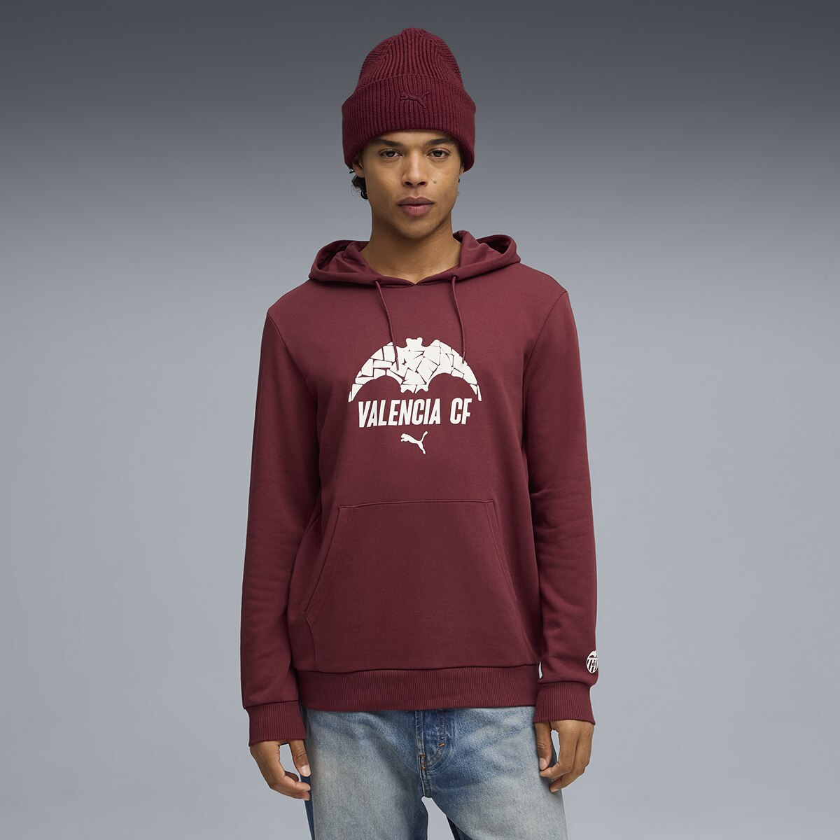 Sweatshirt de Homem VCF FtblCulture Hoodie Vermelho-3