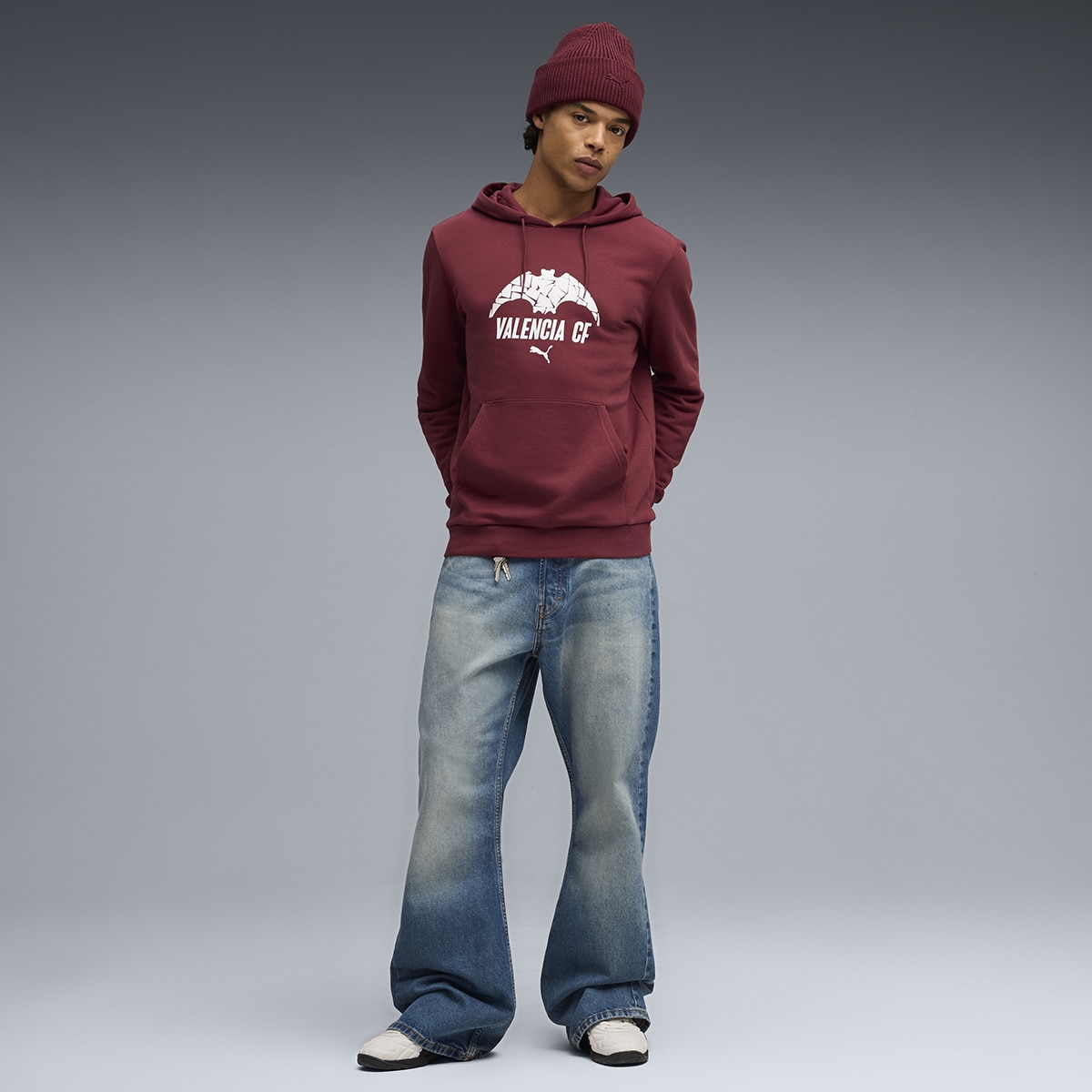 Sweatshirt de Homem VCF FtblCulture Hoodie Vermelho-4