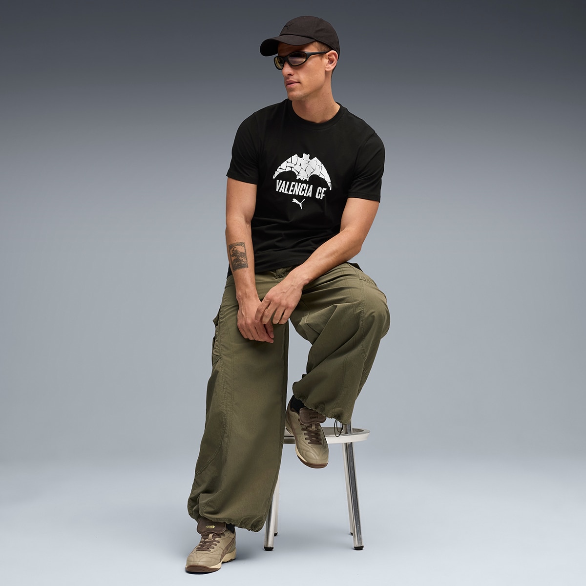 T-shirt de Futebol de Homem VCF FtblCulture Tee Preto-3