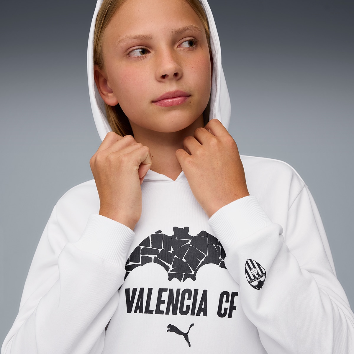 Sweatshirt de Homem VCF FtblCulture Hoodie Jr Branco-3
