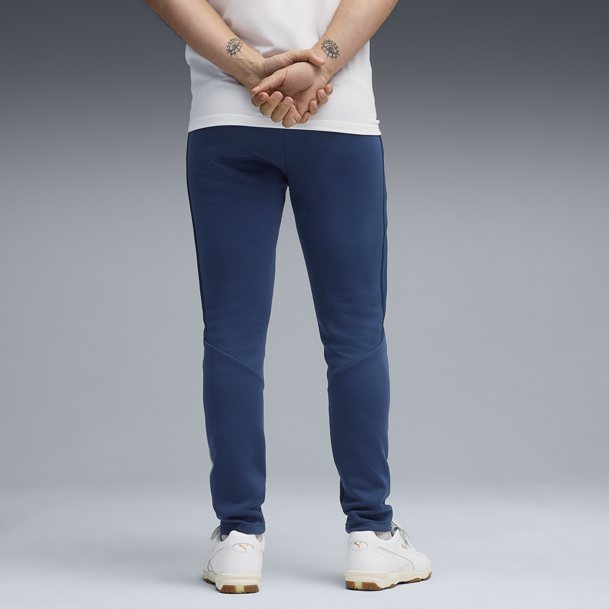 Calças de Homem VCF Evostripe Pants Azul-4
