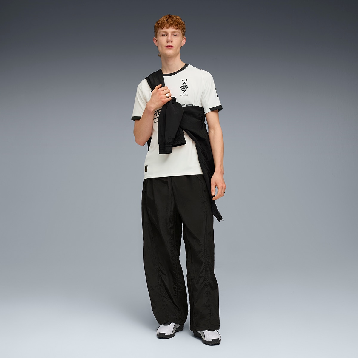 T-shirt de Futebol de Homem BMG Home Jersey Réplica Branco-5